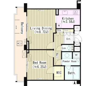 プランシェール落合【5階】の間取り