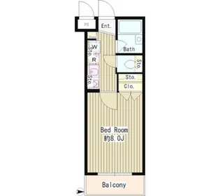 ティーザ武蔵野【1階】の間取り