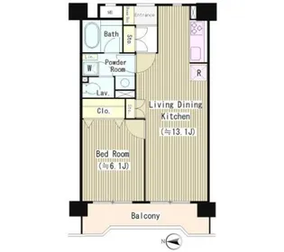 パルティーレ西落合【4階】の間取り