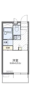 レオパレスアルメリア【2階】の間取り