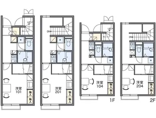 レオパレスエルドラド【2階】の間取り