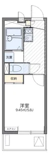 レオパレス翔【1階】の間取り