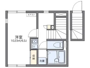 レオネクストシオン北沢【2階】の間取り