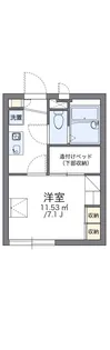 レオパレス星【2階】の間取り
