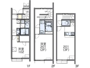 レオネクスト成宗【2階】の間取り