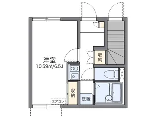 レオネクストサークル西台【1階】の間取り