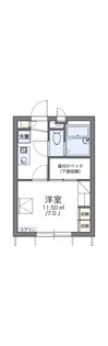 レオパレスフィールド Ⅰ【1階】の間取り