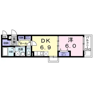 ラ・ルーチェ【3階】の間取り