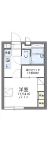 レオパレスYOUー1【1階】の間取り