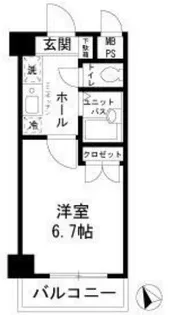 カテリーナ・ニュー神楽坂【3階】の間取り