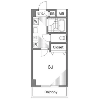 マノアコート【5階】の間取り