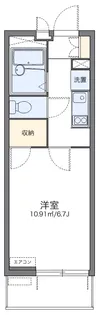 レオパレスときわマンションⅡ【3階】の間取り