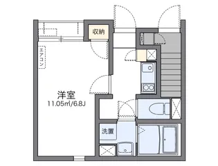 レオネクスト榊【1階】の間取り