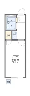 レオパレス天沼【1階】の間取り