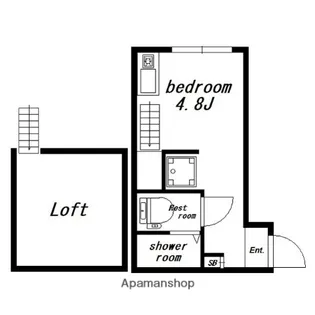ウェルストン弥生町【1階】の間取り