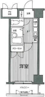 東京都渋谷区笹塚2丁目【マンション】の間取り