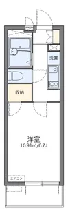 レオパレスラ メイジュときわ台【2階】の間取り