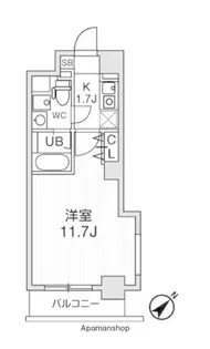 ドゥーエ東高円寺【2階】の間取り