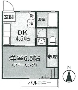 ロイヤルハイツ2【102号室号室】の間取り