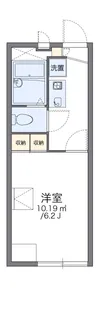 レオパレスサンライズ【2階】の間取り
