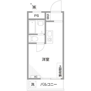 ステューディオ松原【1階】の間取り