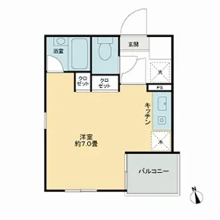 カルトゥーシュ芦花【2階】の間取り