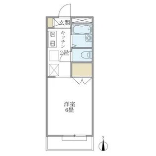 サニーハイツ【1階】の間取り