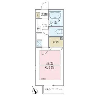 エルソル阿佐ヶ谷I【1階】の間取り