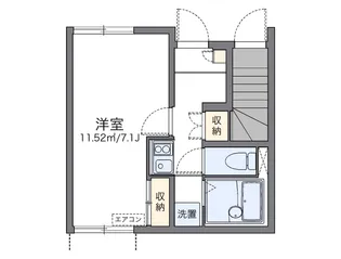 レオネクストルミエールKaya【1階】の間取り