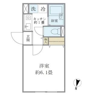 モデュロール上落合【4階】の間取り