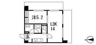 ガレリア東新宿【10階】の間取り
