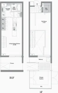 コンフォリア早稲田【1階】の間取り