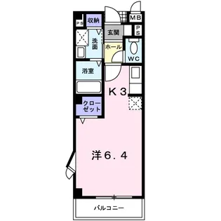 サニーガーデン西大泉【203号室】の間取り