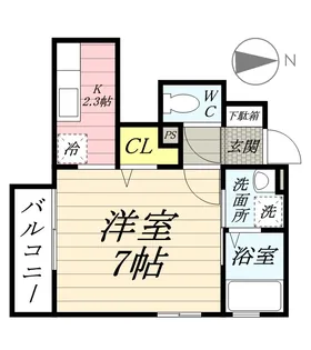 グレイス 桜【1階】の間取り