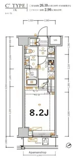 XEBECときわ台【4階】の間取り
