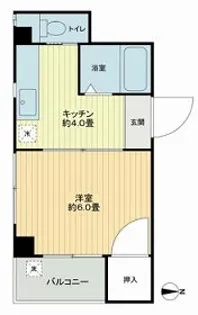 キングビルディング【2階】の間取り