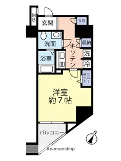 グランヴァン練馬桜台【3階】の間取り