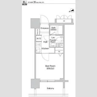 プライムアーバン神楽坂【5階】の間取り