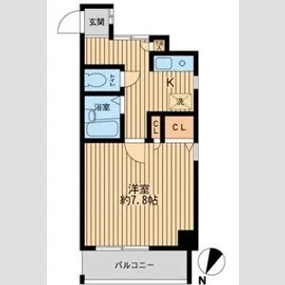 プライムアーバン新宿落合【2階】の間取り