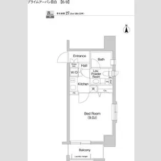 プライムアーバン目白【7階】の間取り