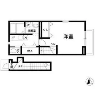 シルバー・ノース【2階】の間取り