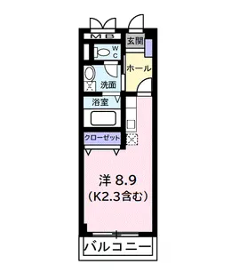 SQUARE三鷹【3階】の間取り
