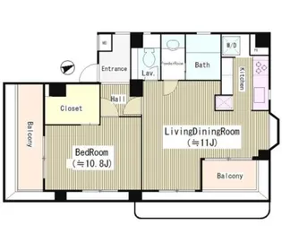オーキッド代々木上原【3階】の間取り