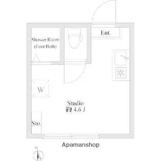 アーバンプレイス中野EAST【102号室】の間取り