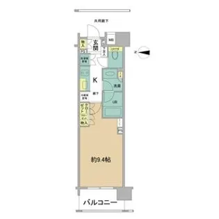 グランスイート ラ・ヴィル【1階】の間取り