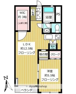 豊玉第3コーポラス【2階】の間取り