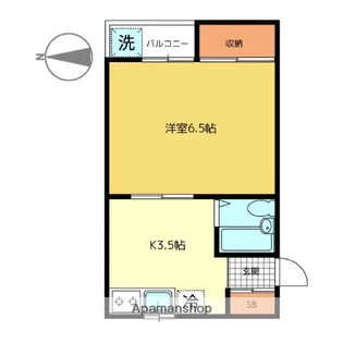 ハイツシルヴィア【3階】の間取り