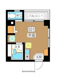 プティ コッフル【5階】の間取り