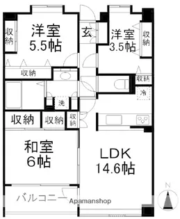 サーパス方南町【3階】の間取り
