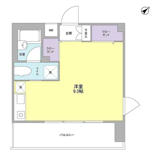 ESY表参道【3階】の間取り